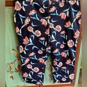 Lands’ End Floral Pants, 20W